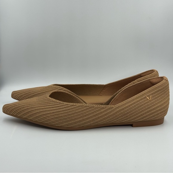 Vivaia D’Orsay Melia Pointed Toe Flats Almond Size 42 - Picture 4 of 10